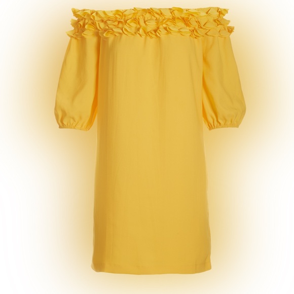 Brand new Boston Proper 3d Floral Bubble Sleeve Shift Dress! Never worn - Picture 6 of 9